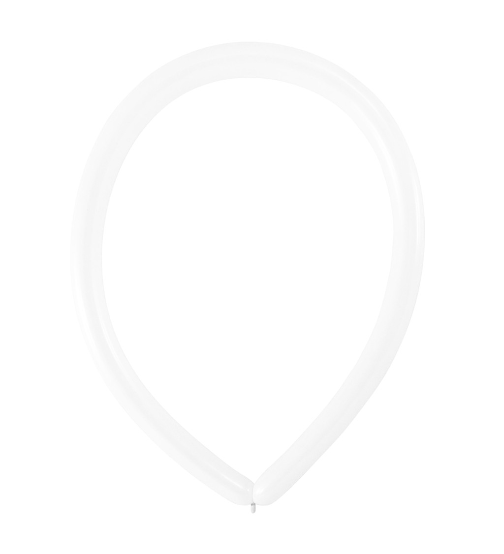 Latexové tvarovací balónky průhledné 114 cm 100 ks