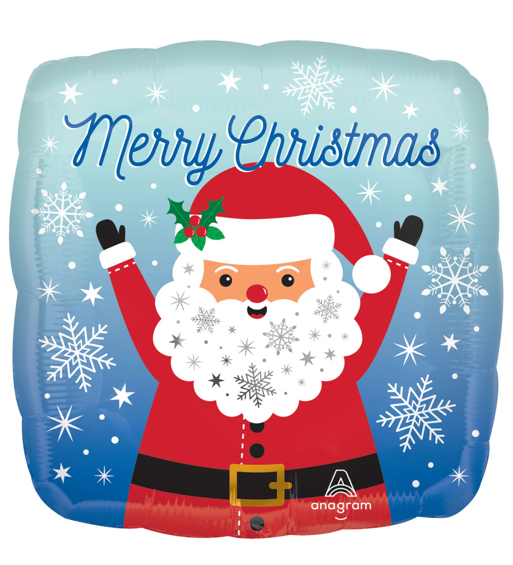 Fóliový balónek Santa 43 cm