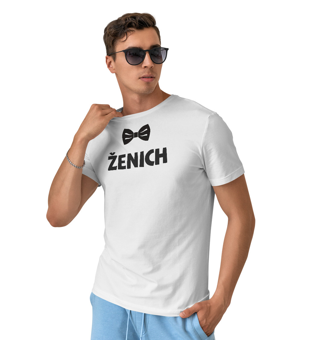 Pánské tričko - Team Ženicha motýlek