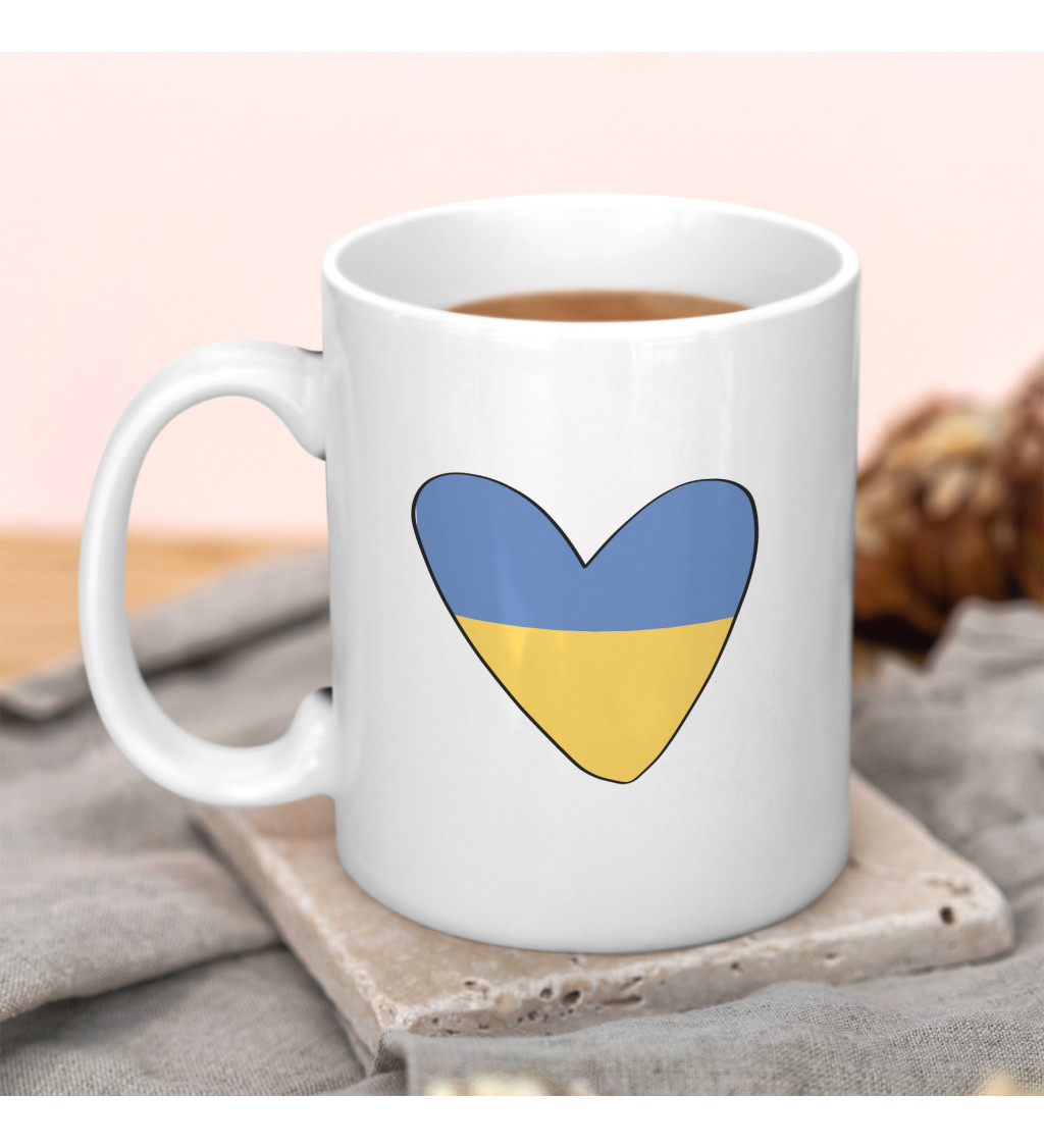 Hrnek - Srdce ukrajina