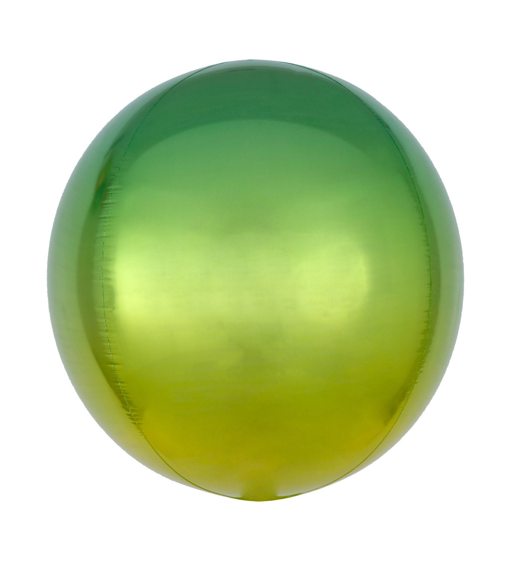 Balónek zelený ombré