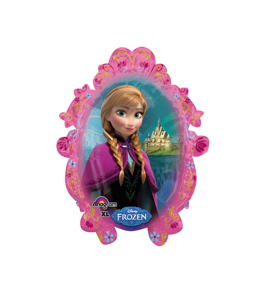 Fóliový balónek Frozen Anna a Elsa barevný