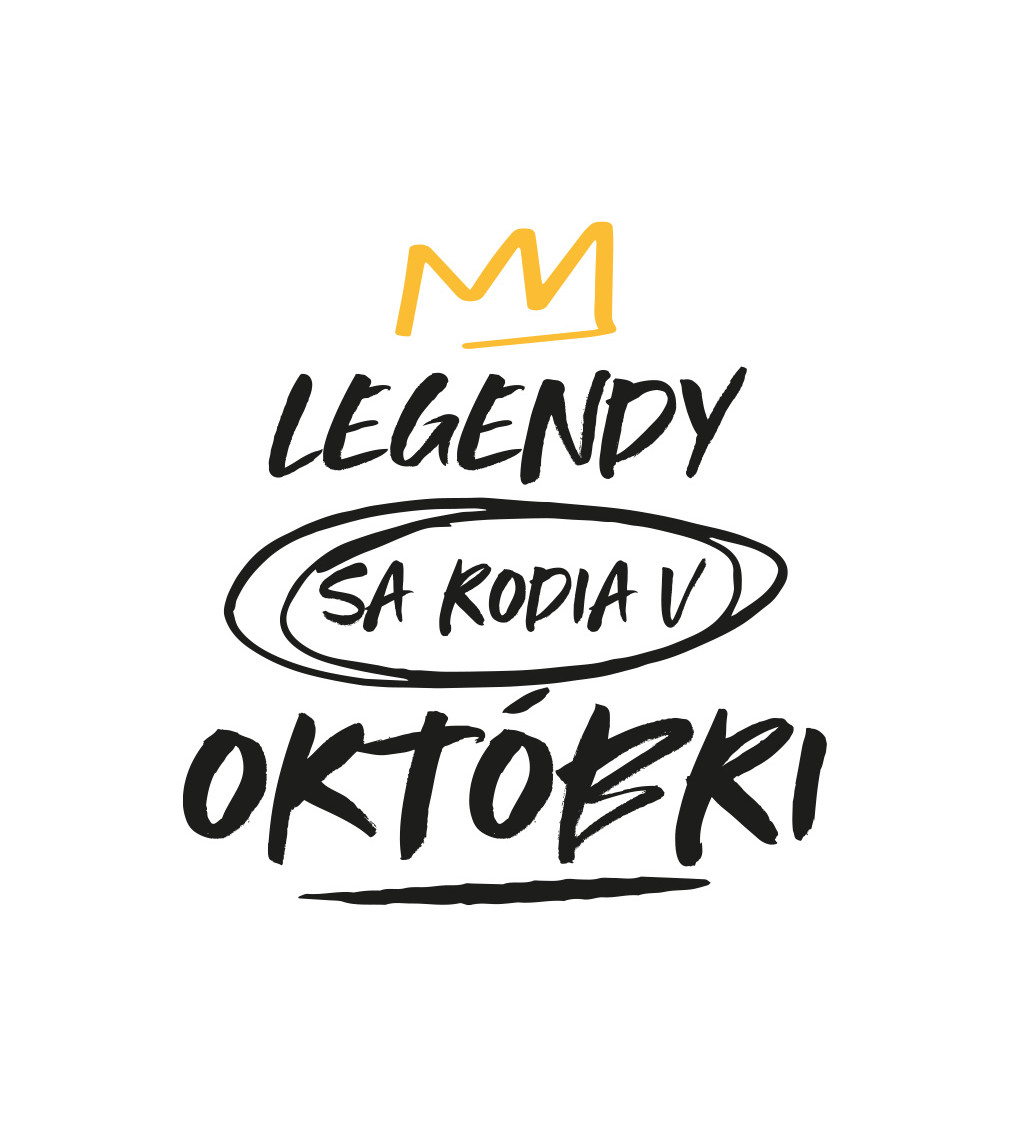 Dámské tričko bílé - Legendy v októbri