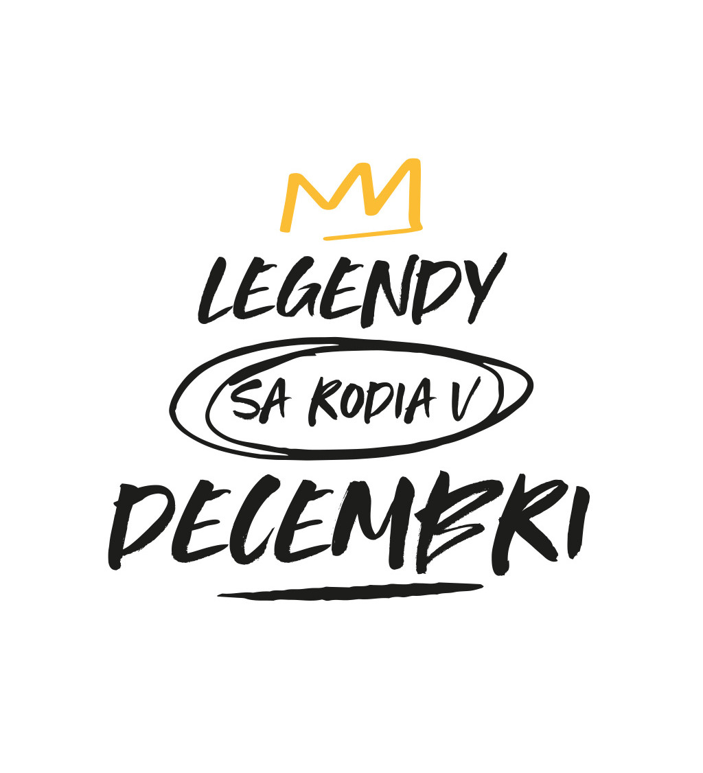 Dámske tričko biele - Legendy v decembri