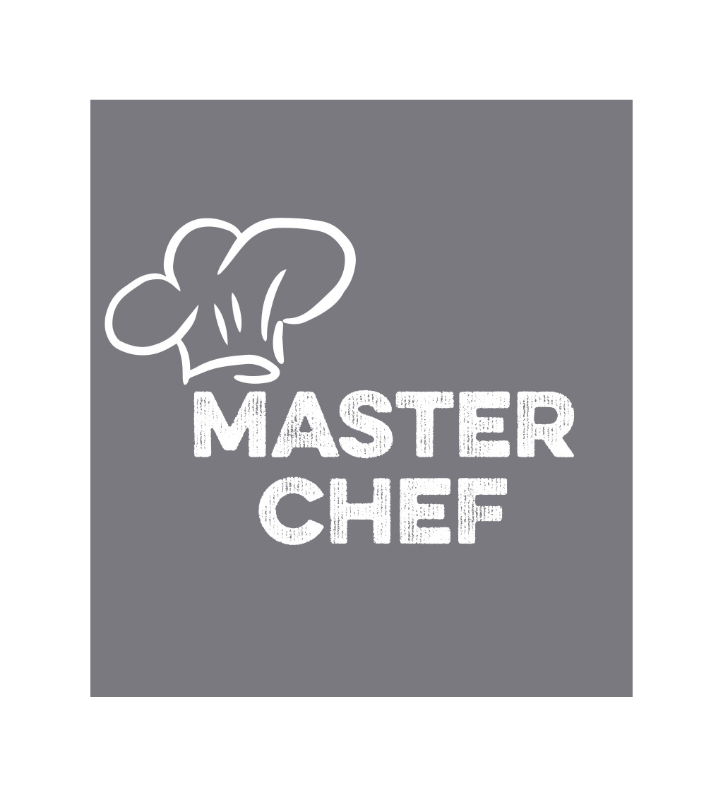 Zástěra šedá - Master chef