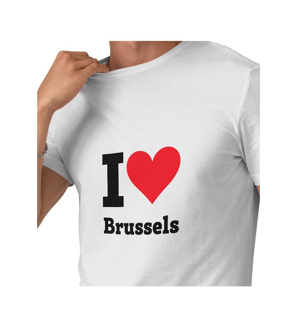Pánské triko - I love Brussels
