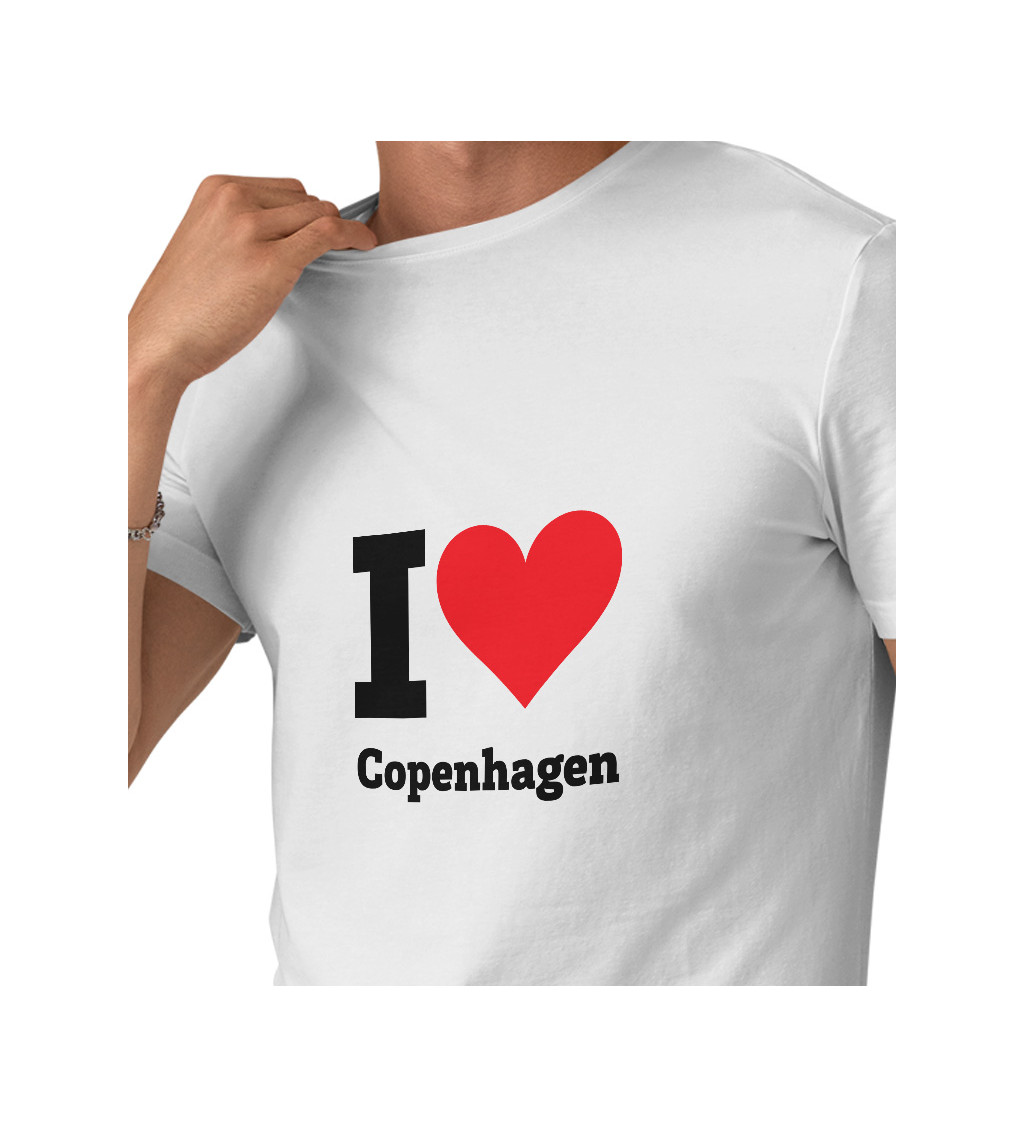 Pánské triko - I love Copenhagen