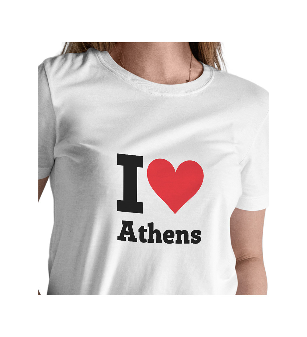 Dámské triko - I love Athens