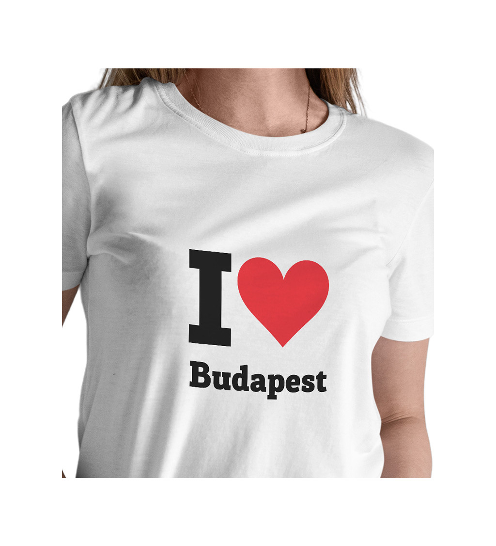 Dámské triko - I love Budapest