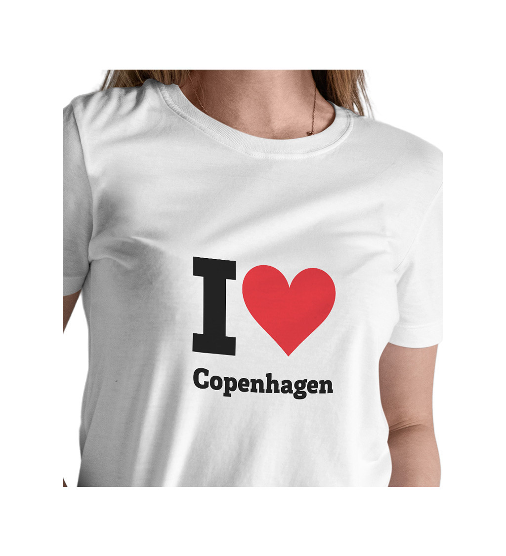 Dámské triko - I love Copenhagen