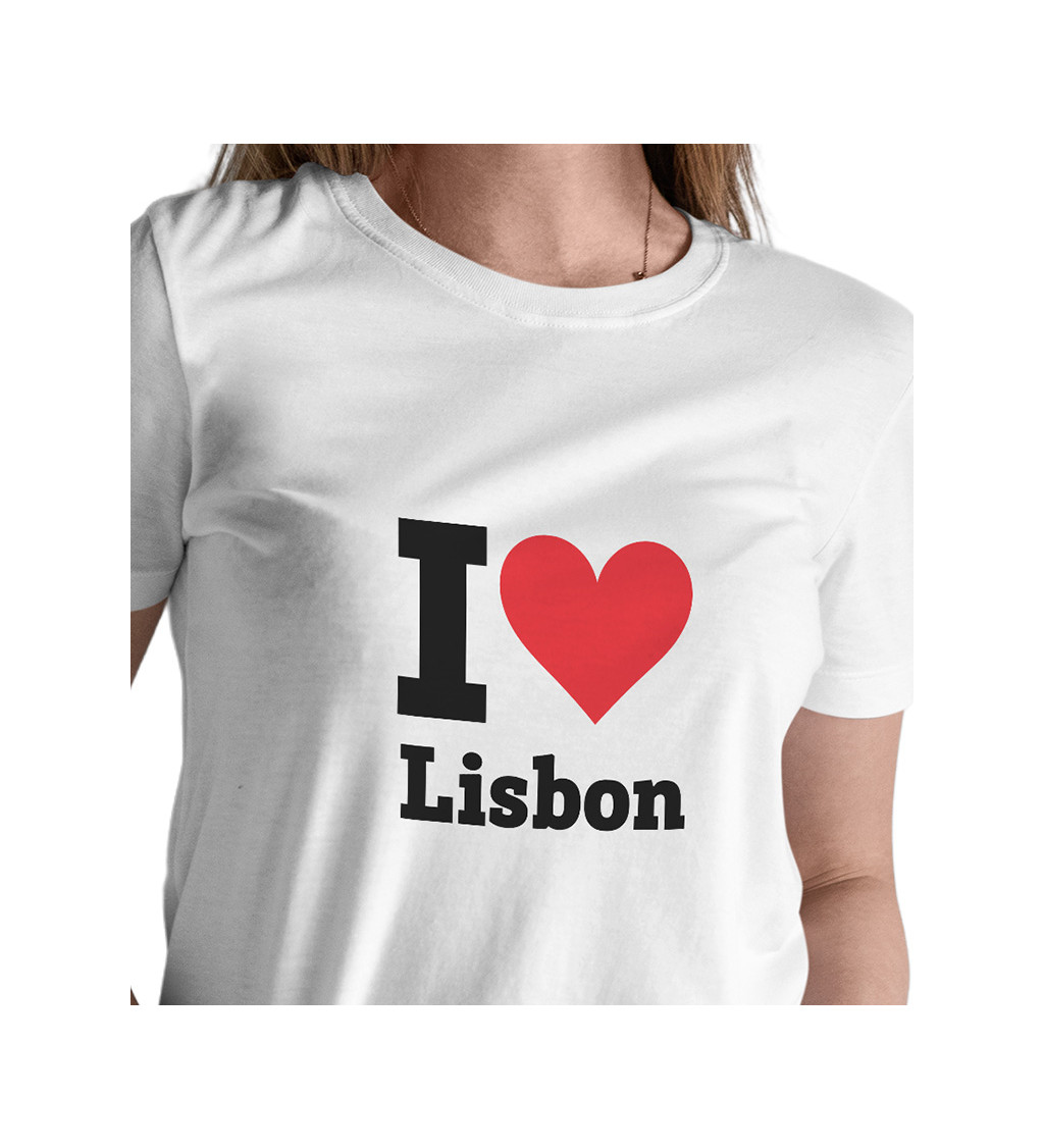 Dámské triko - I love Lisbon