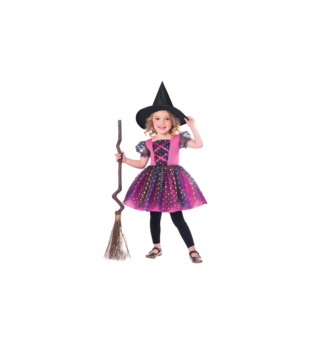 Dětský kostým Rainbow Witch