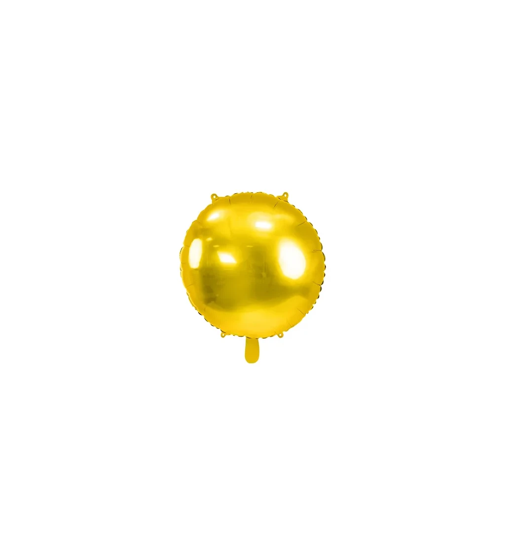 Zlatý fóliový balón