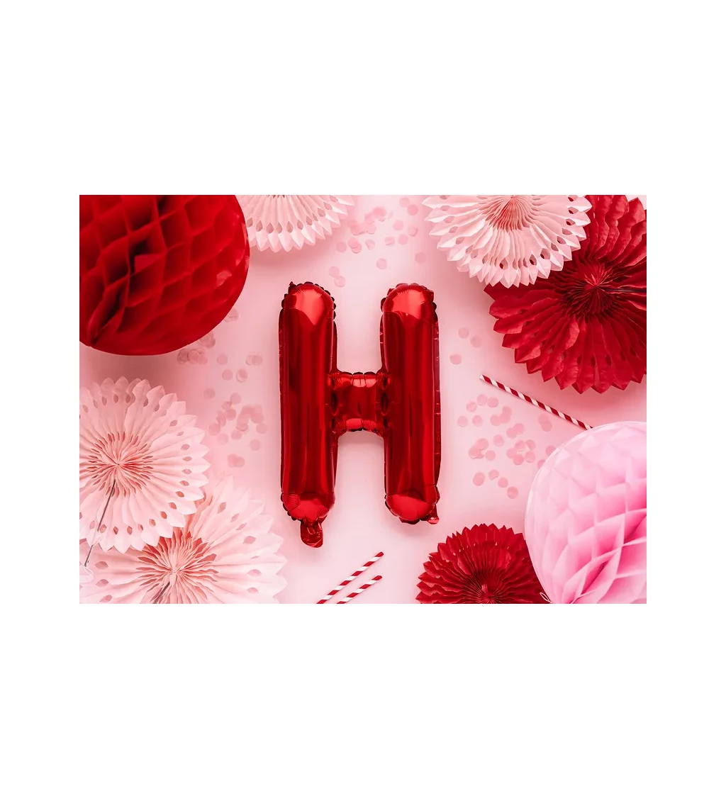 Malé červené písmeno - H