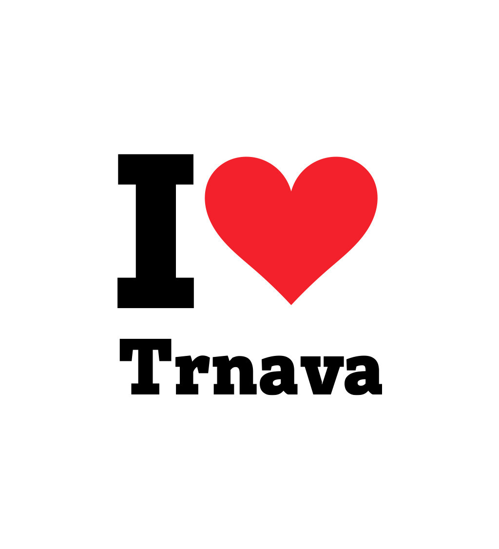 Nažehlovací nápis - I love Trnava