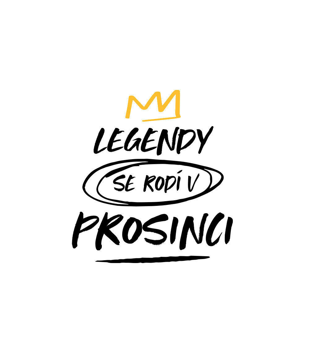 Nažehlovací nápis - Legendy se rodí v prosinci