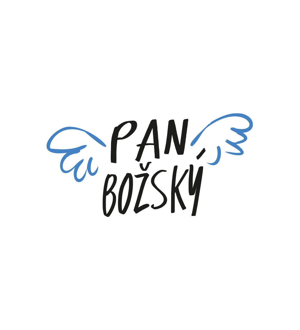 Nažehlovací nápis - Pan božský, křídla