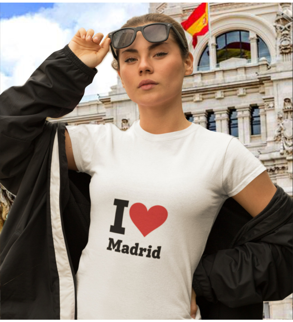 Nažehlovací nápis - I love Madrid