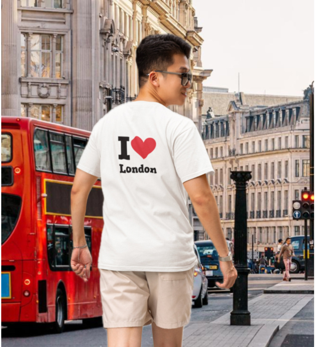 Nažehlovací nápis - I love London