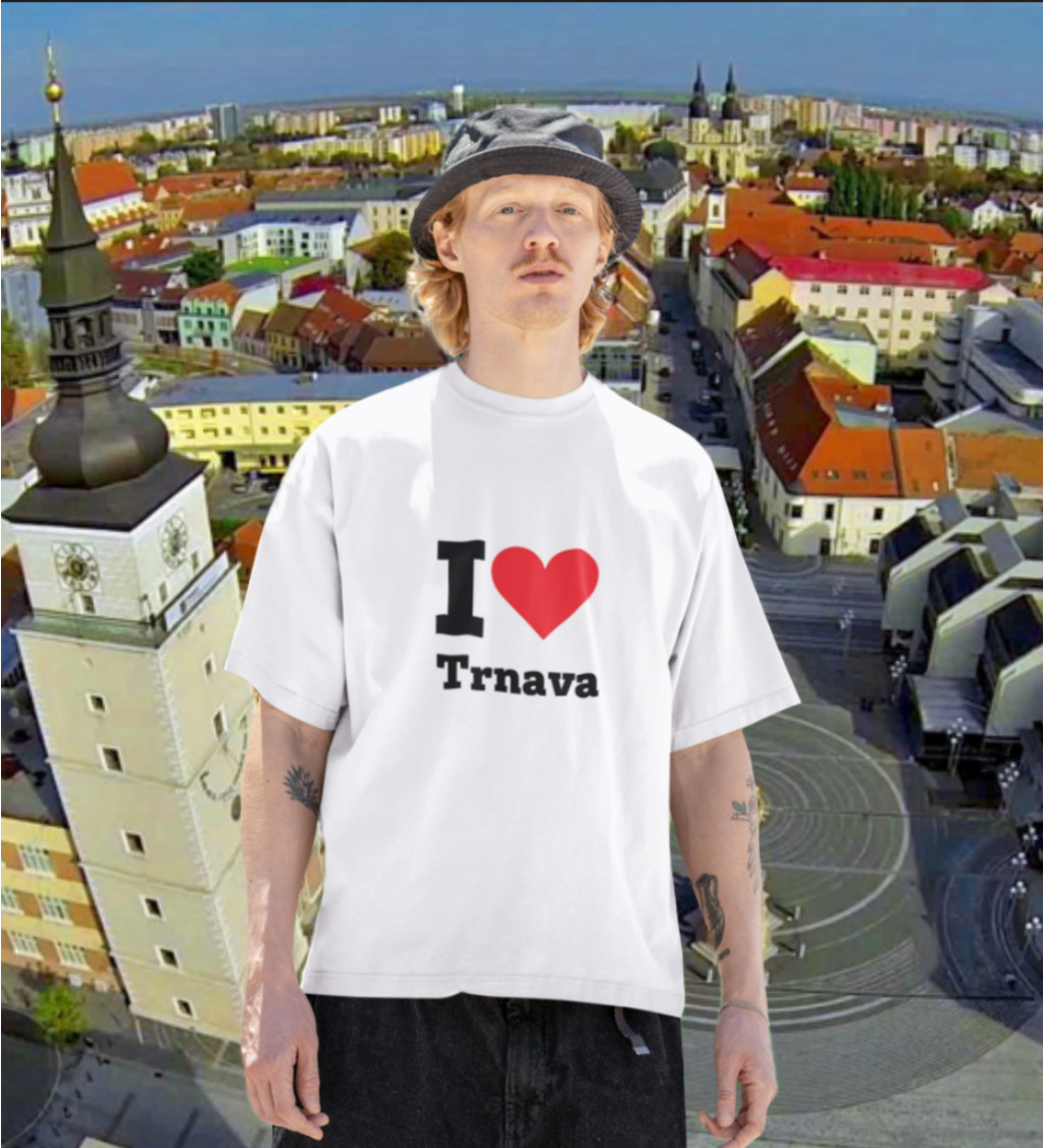 Nažehlovací nápis - I love Trnava