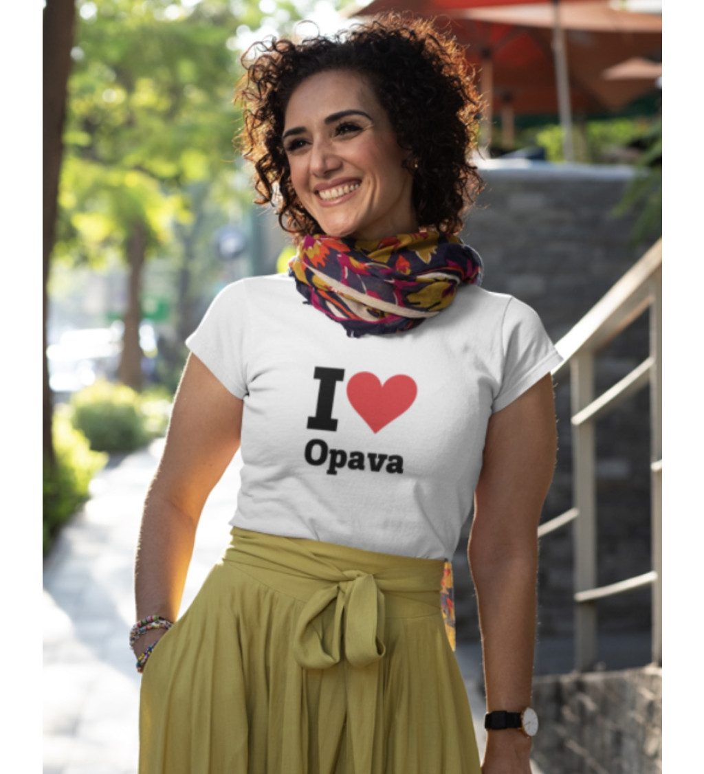 Nažehlovací nápis - I love Opava