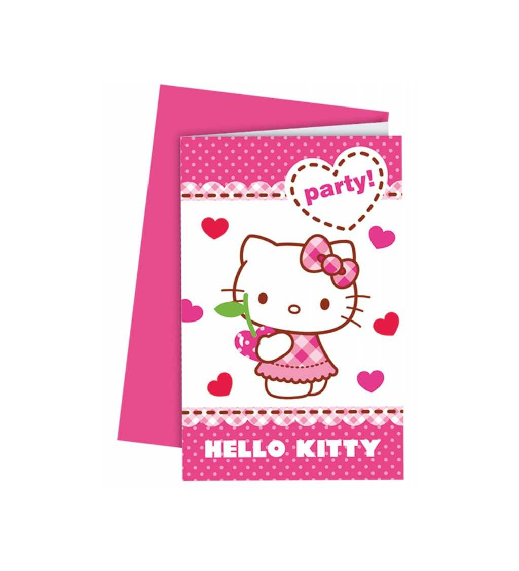 Pozvánky - Hello Kitty