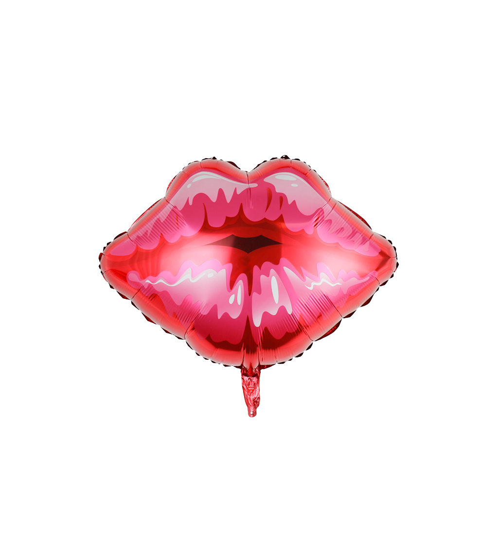 Fóliový balónek Rty červené