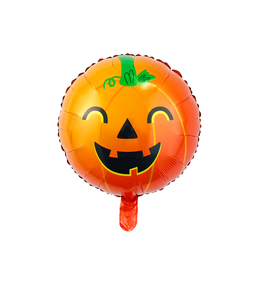 Fóliový balónek Dýně oranžová 45 cm