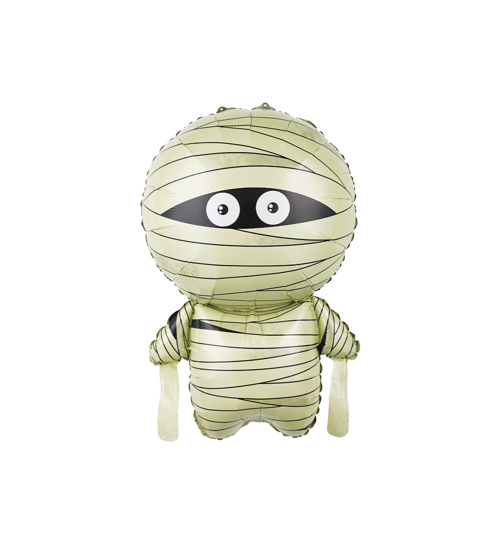 Fóliový balónek Mumie černá