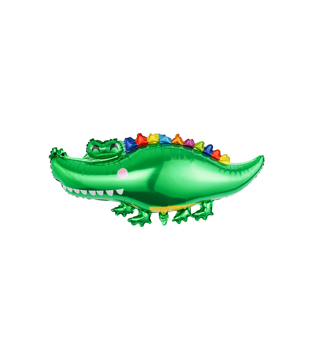 Fóliový balónek Krokodýl zelený