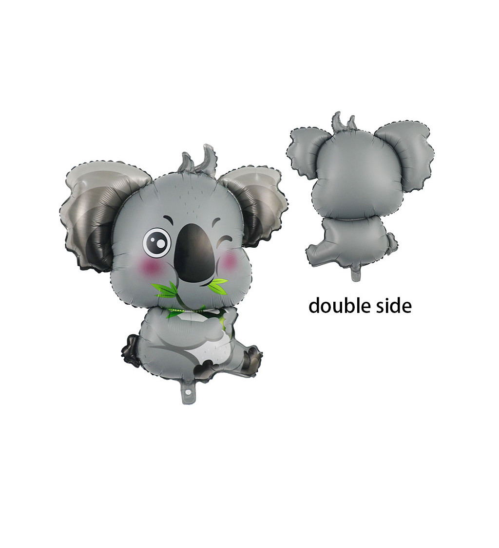 Fóliový balónek Koala šedá