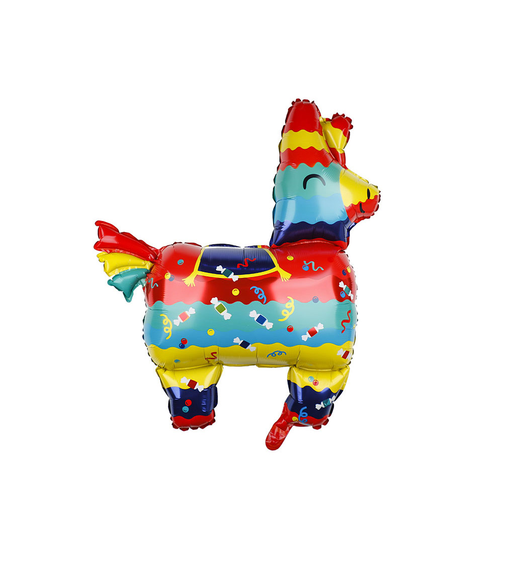 Fóliový balónek Piňáta barevná