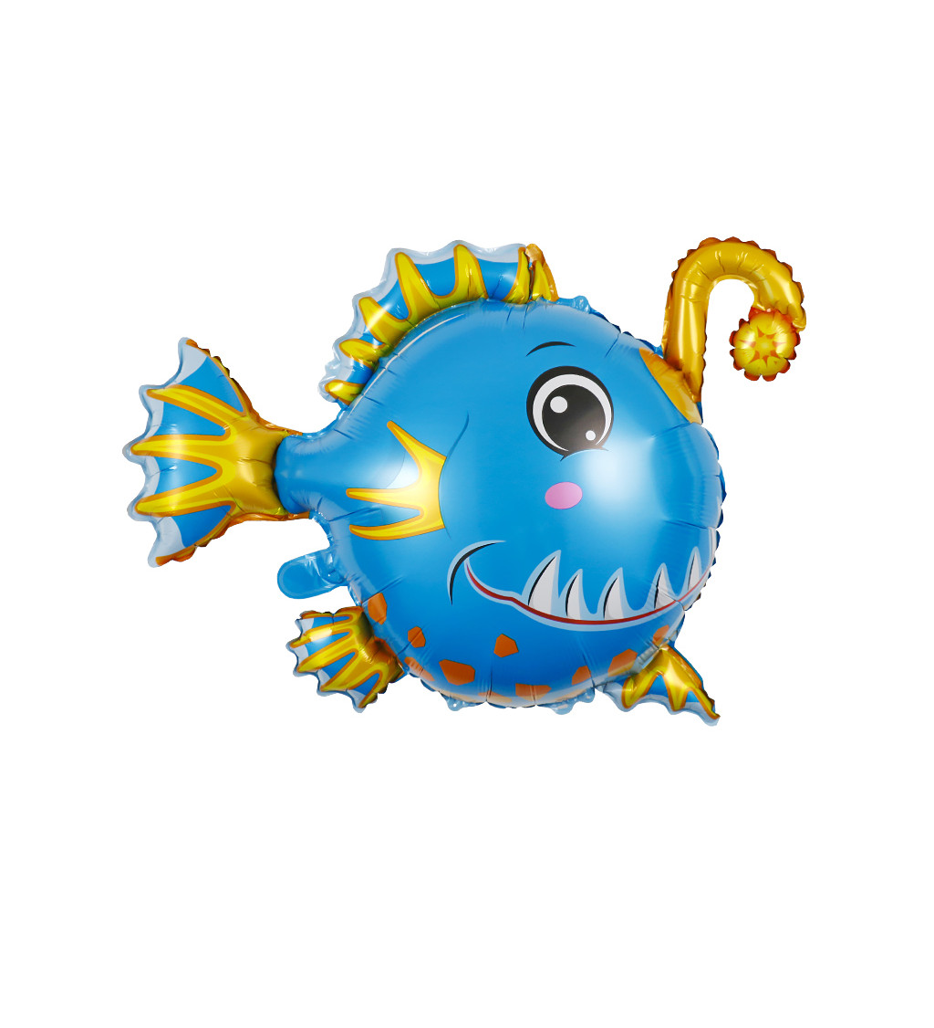 Fóliový balónek Piraňa modrá