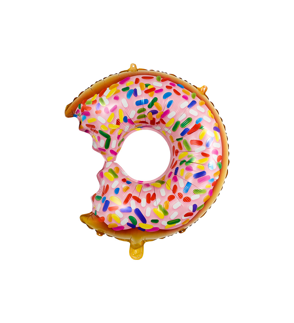 Fóliový balónek Donut barevný
