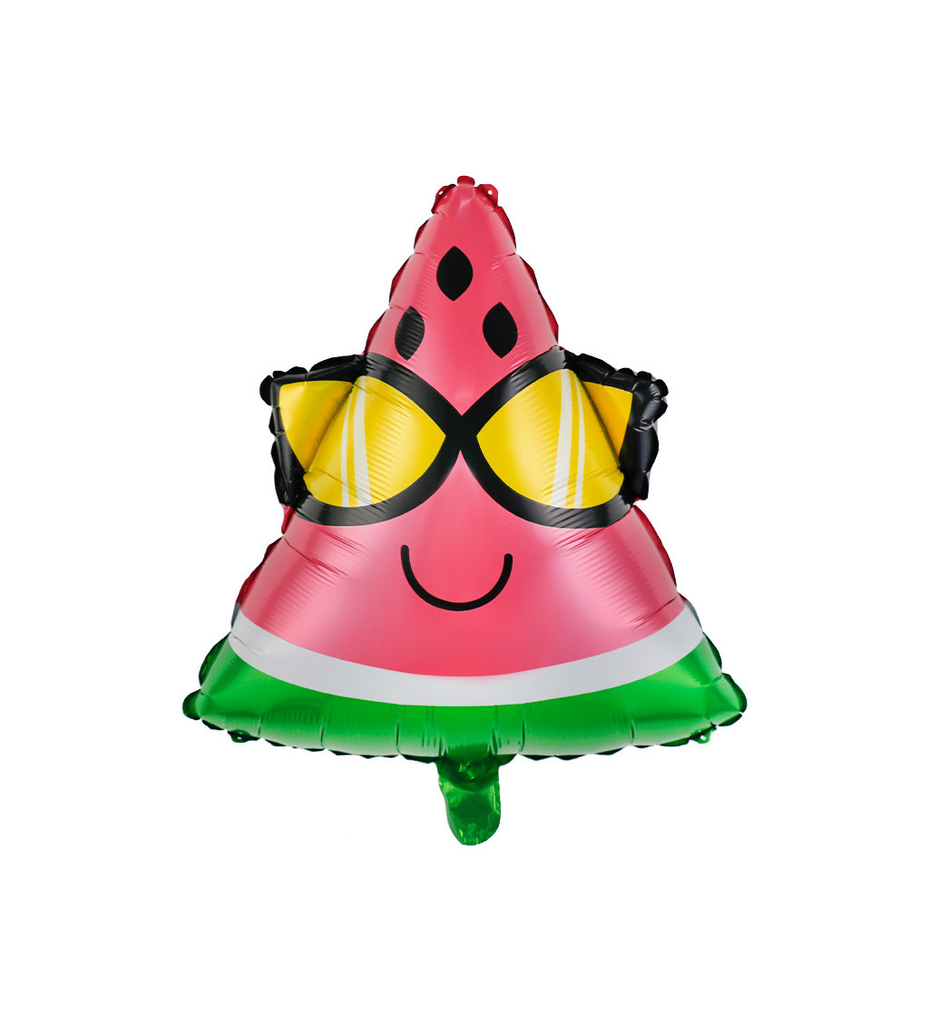 Fóliový balónek Meloun červený