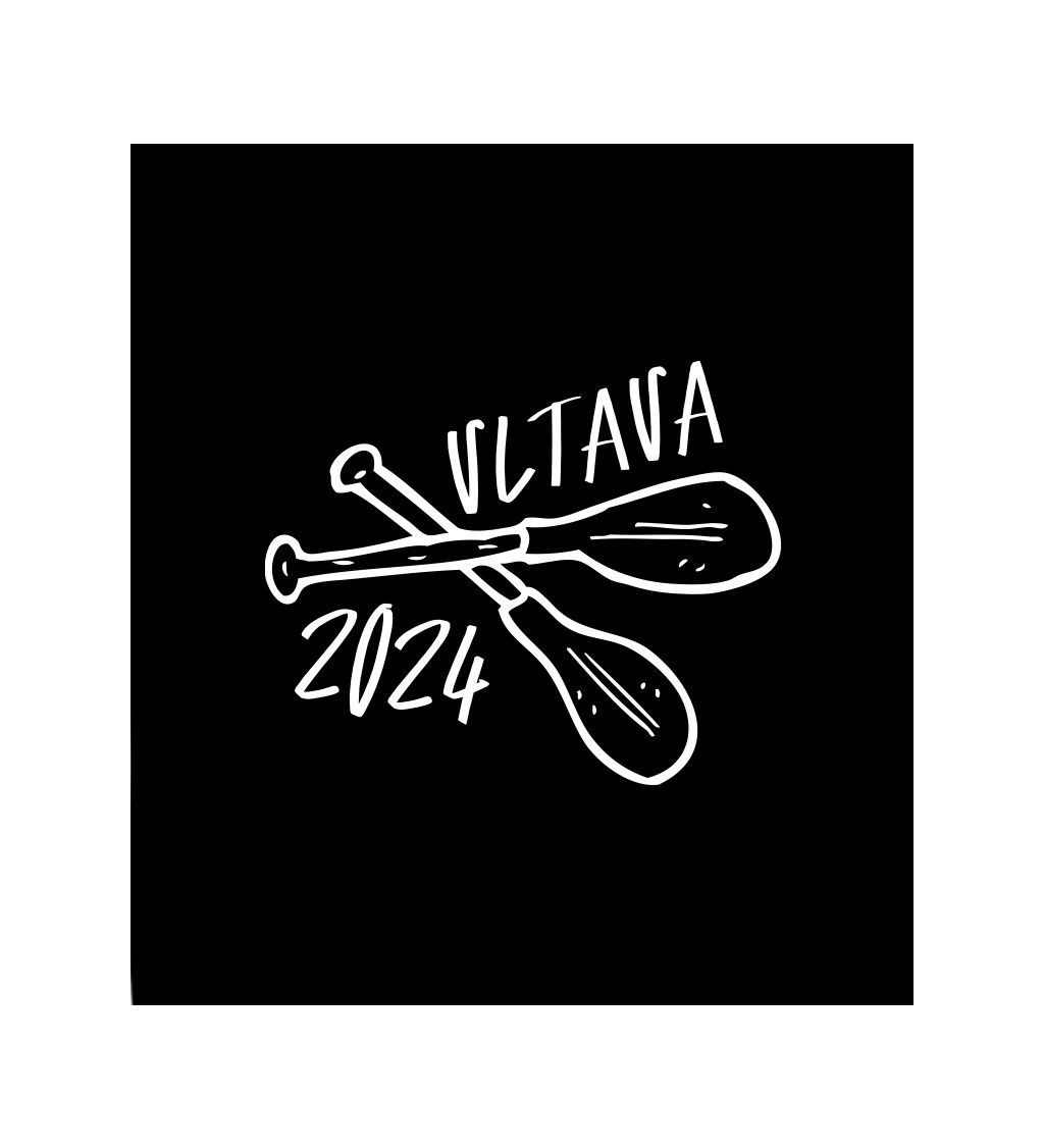 Dámské tričko černé - Vltava 2024