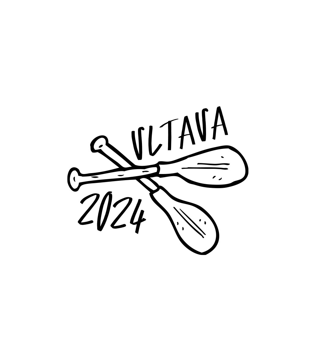 Pánské tričko bílé -Vltava 2024