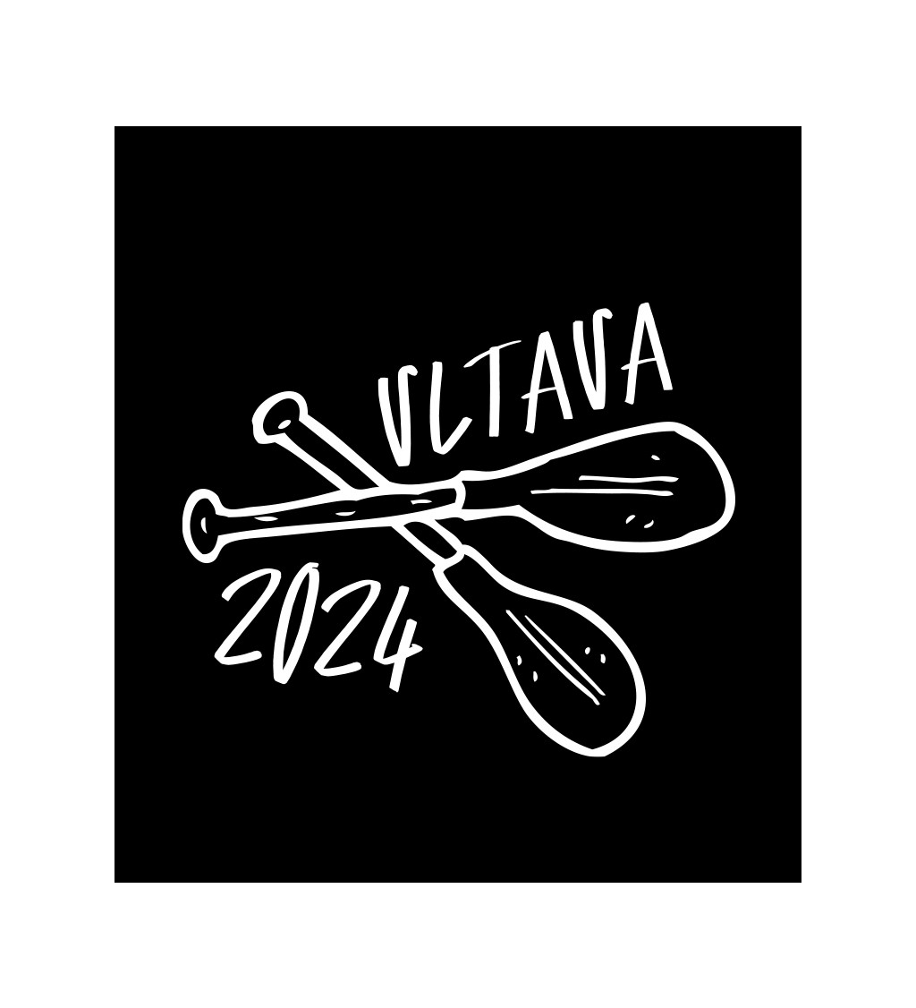 Pánské tričko černé - Vltava 2024