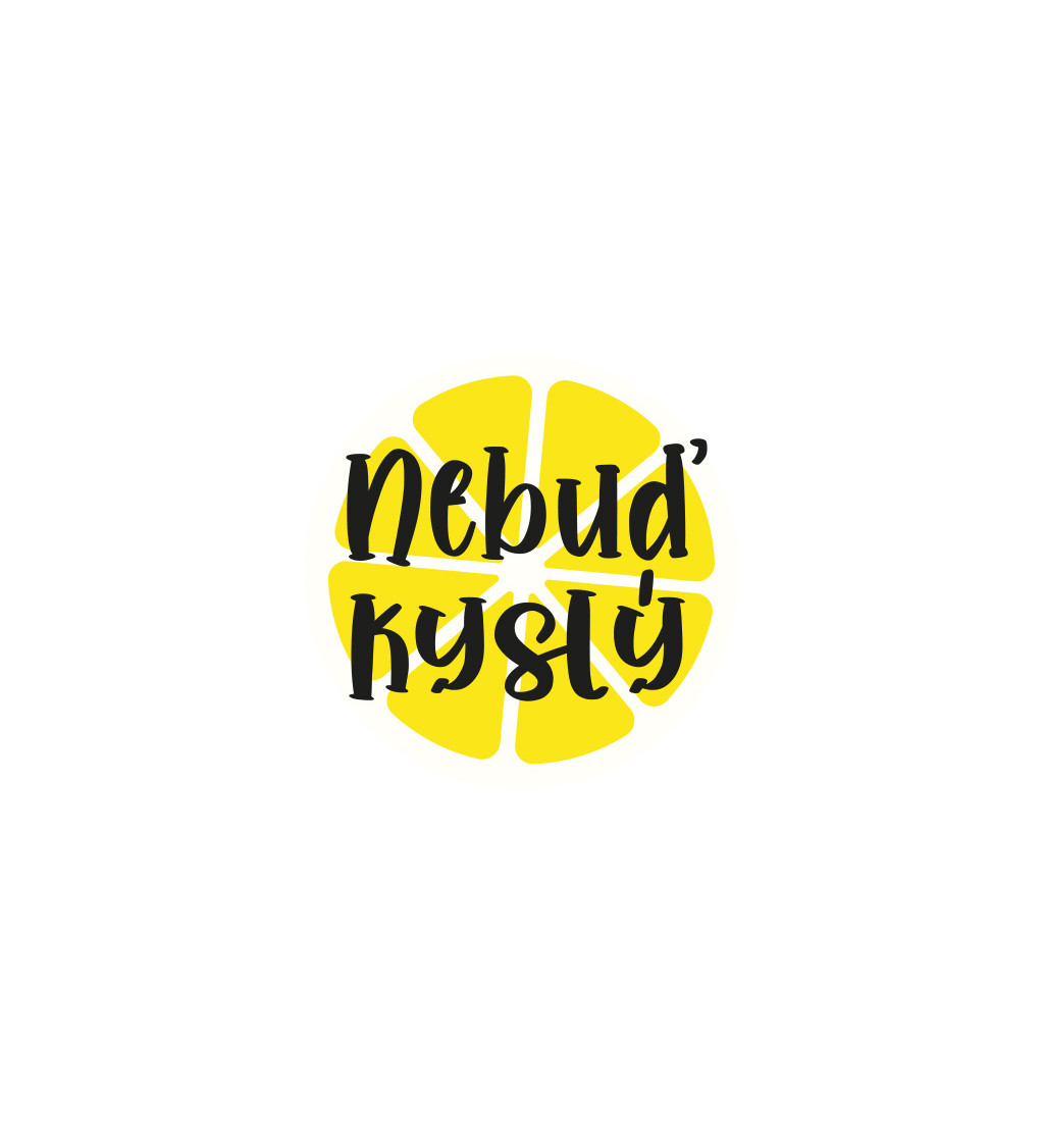 Dámské tričko bílé - Nebuď kyselej