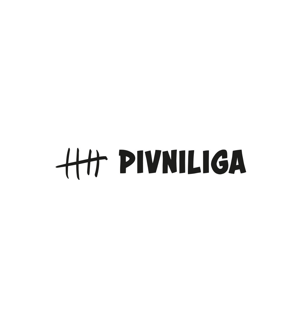 Pánské tričko bílé - Pivní liga