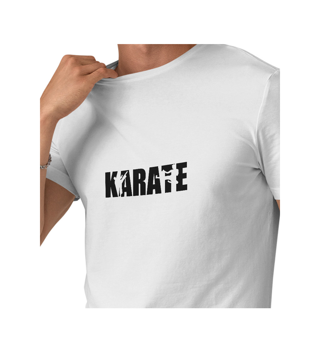 Pánské tričko bílé - Karate