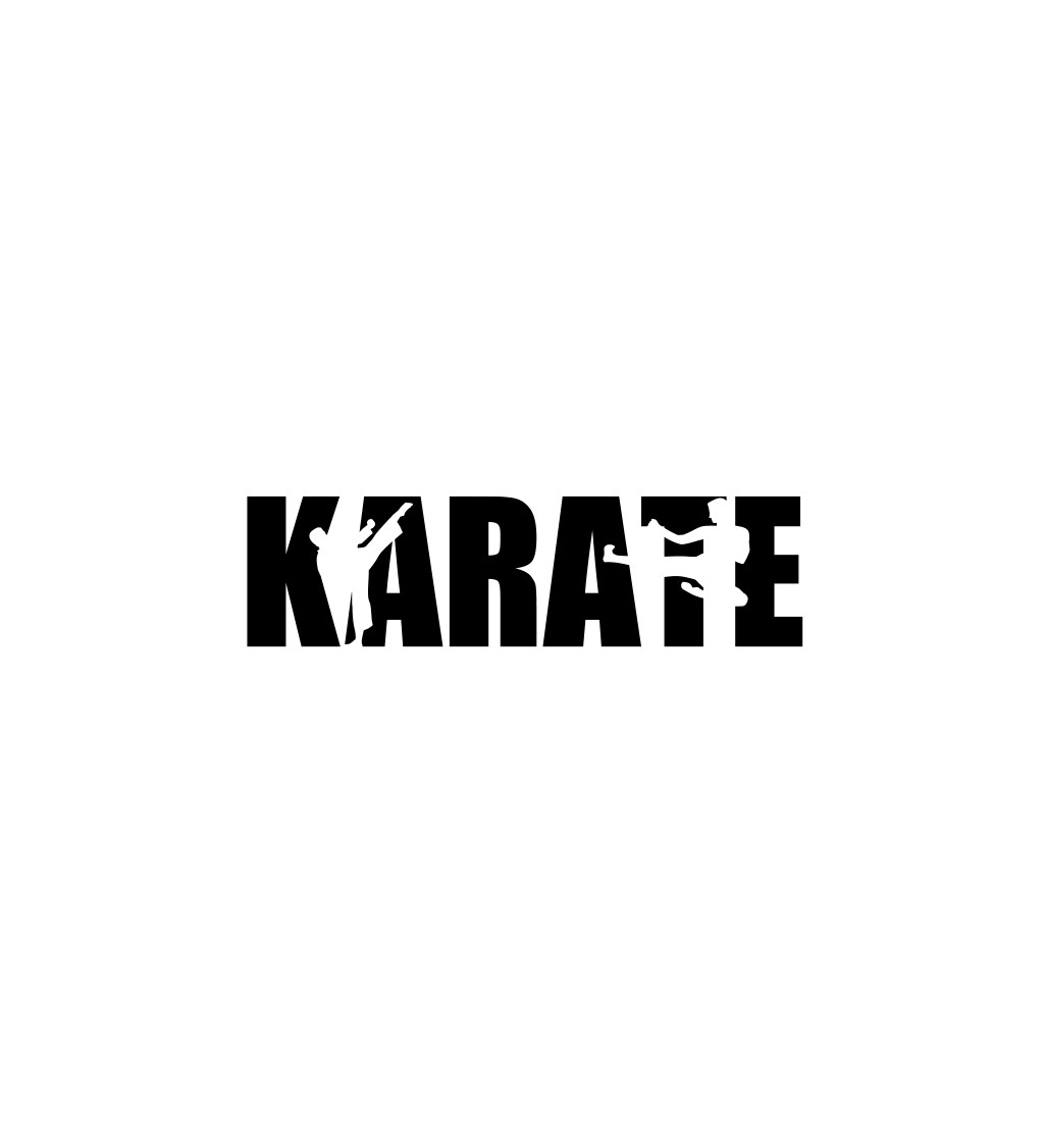 Pánské tričko bílé - Karate