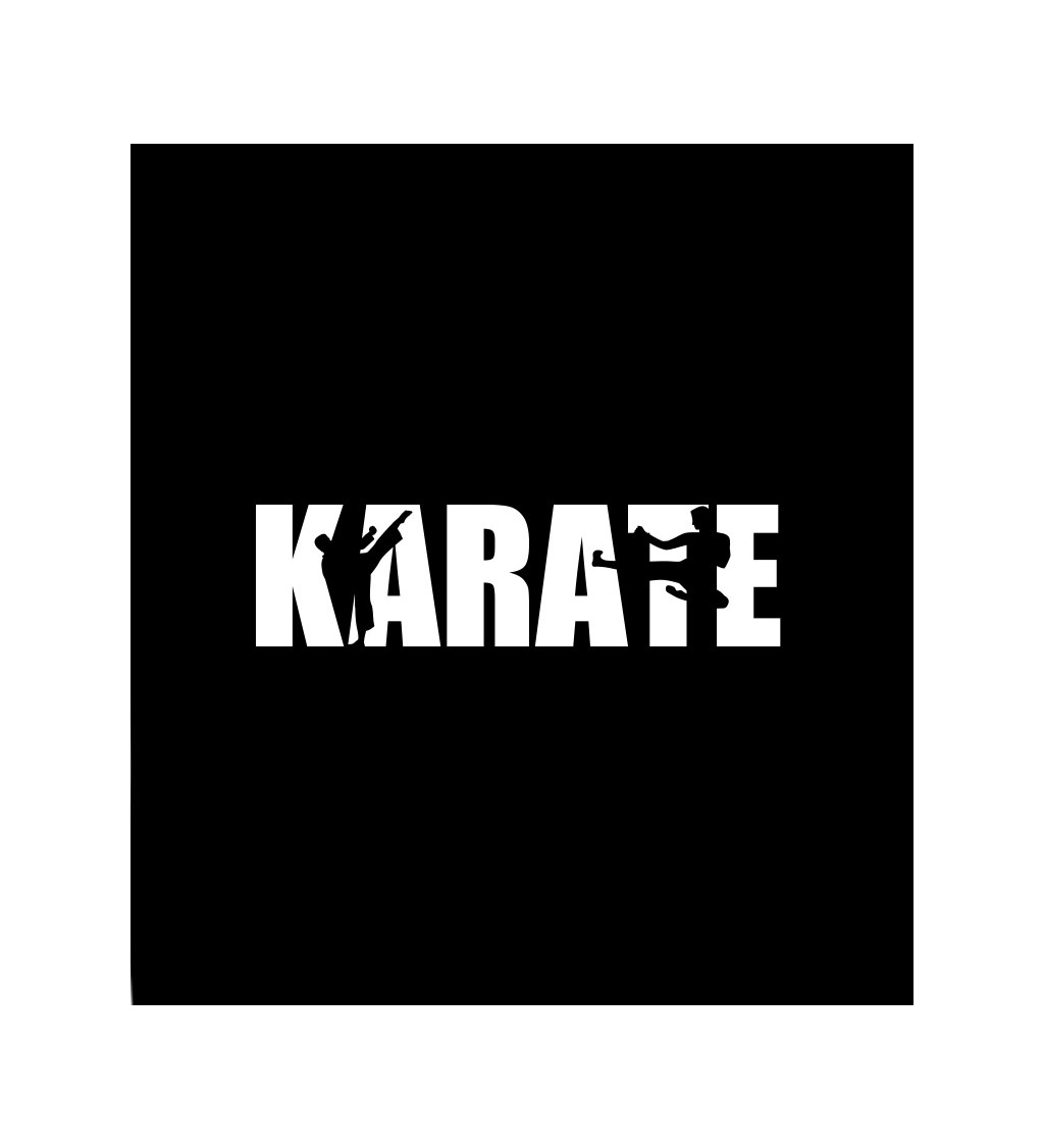 Dámské tričko černé - Karate