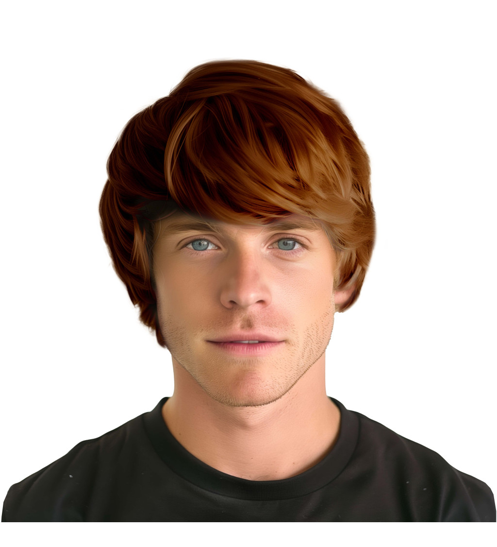 Pánská paruka - hnědá