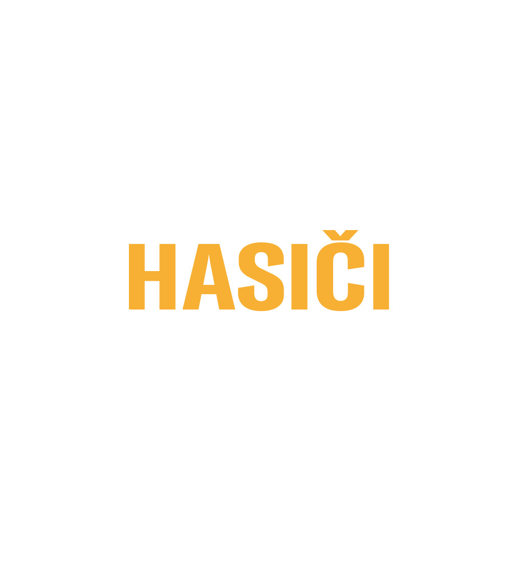 Pánské tričko bílé - Hasiči