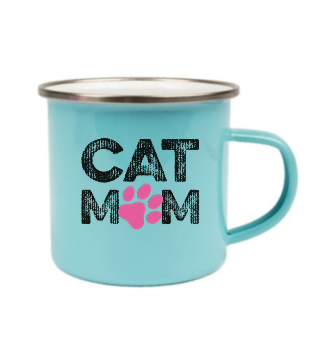 Plecháček modrý-  Best cat mom ever