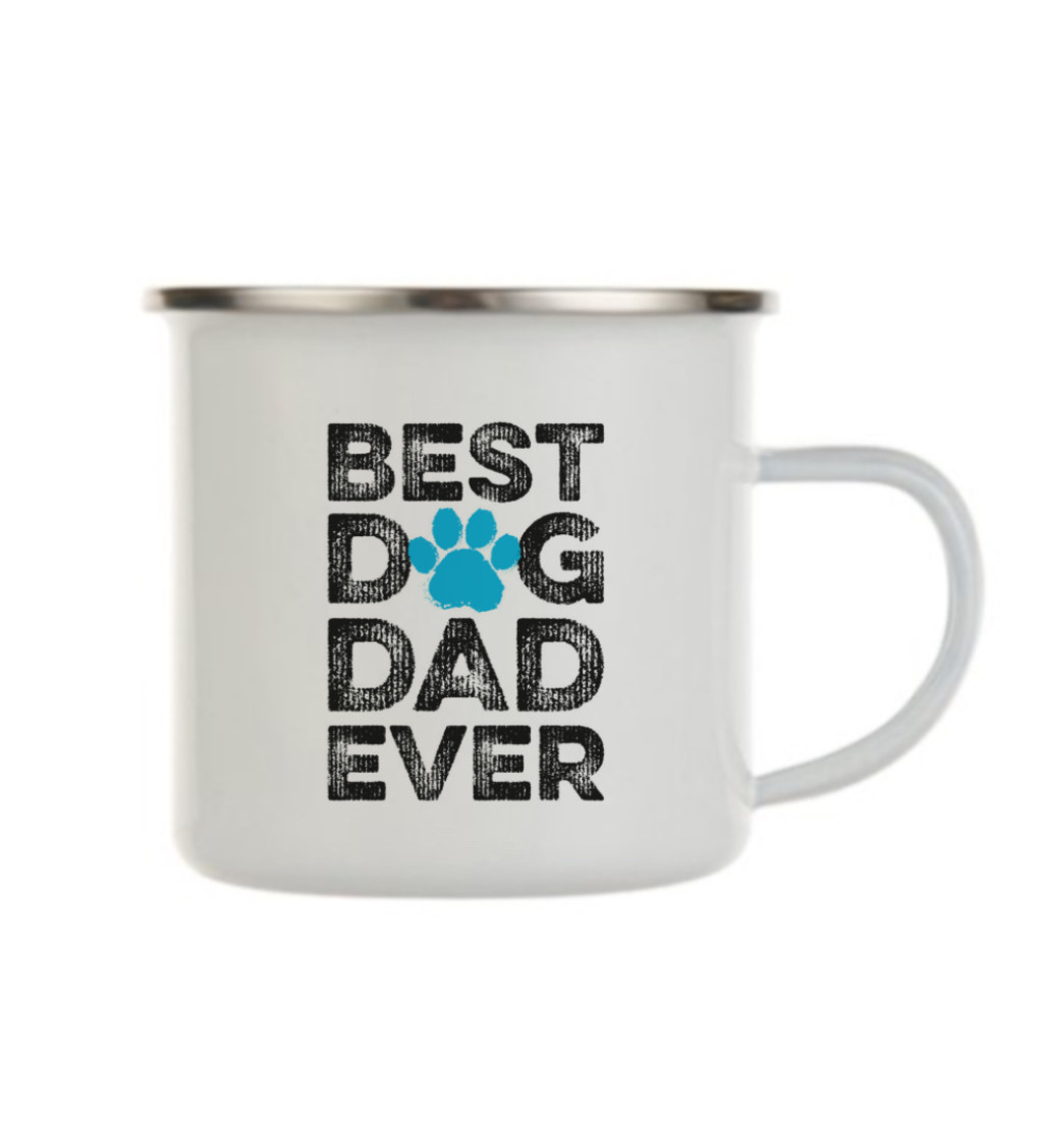 Plecháček bílý - Best dog dad ever