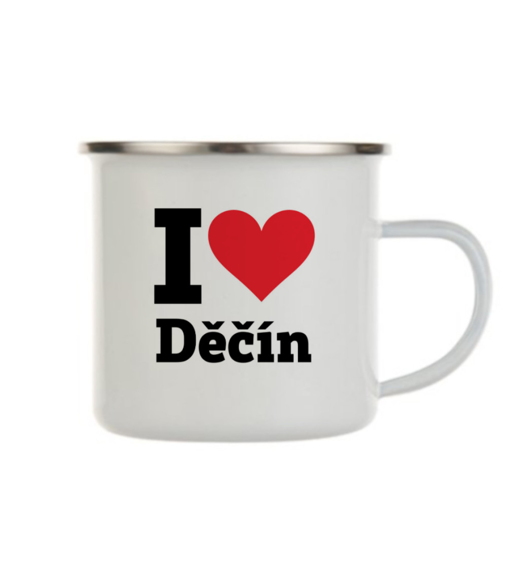 Plecháček bílý - I love Děčín