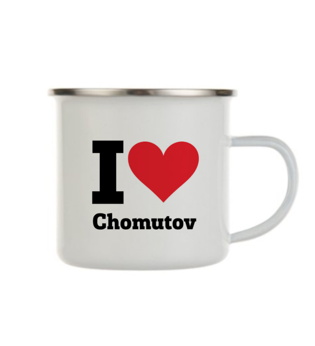 Plecháček bílý - I love Chomutov