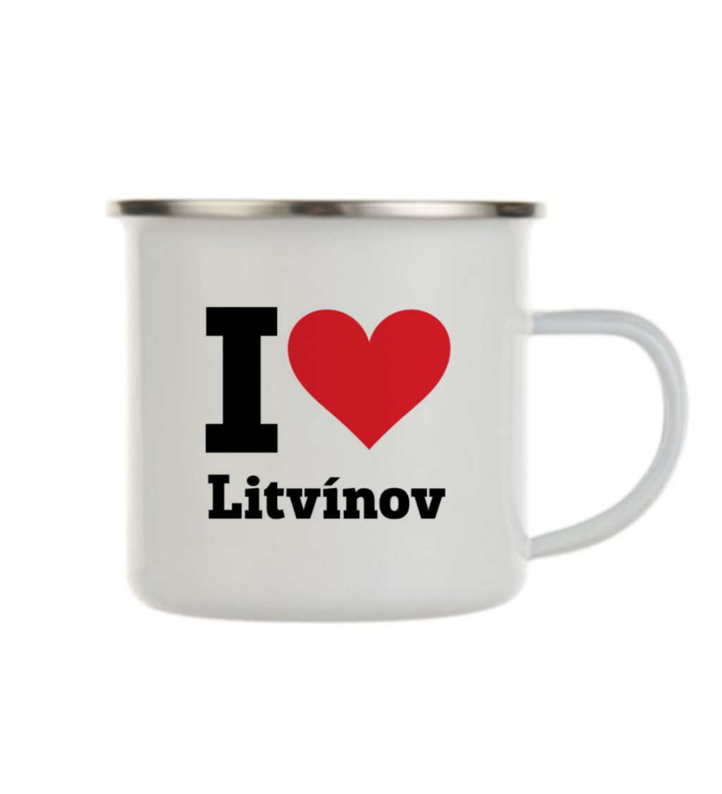 Plecháček bílý - I love Litvínov